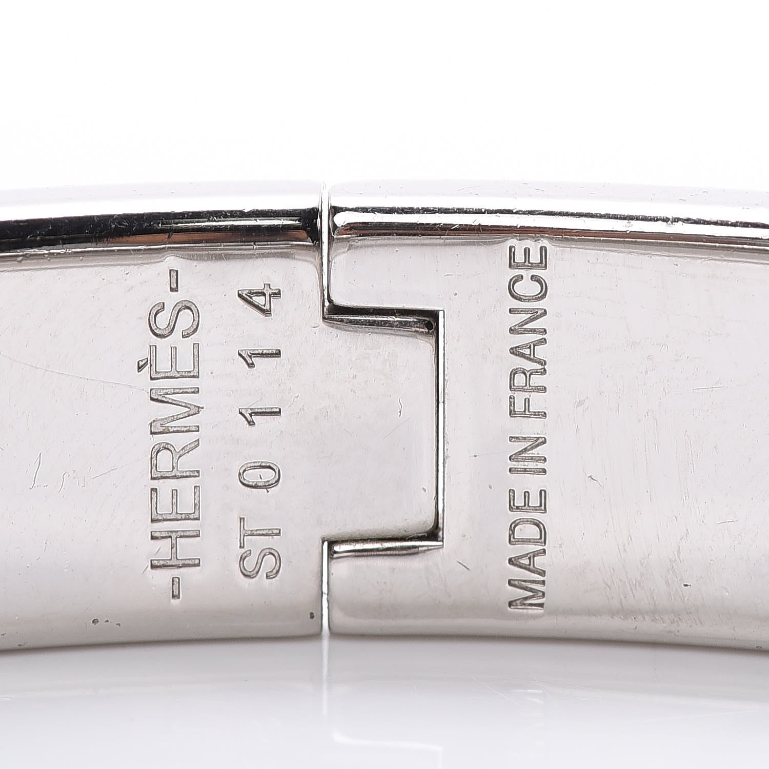 Hermes Enamel Narrow Clic Clac H Bracelet PM Black 4 of 4