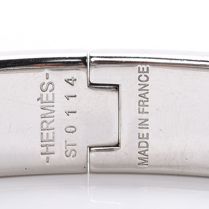 Hermes Enamel Narrow Clic Clac H Bracelet PM Black 4 of 4