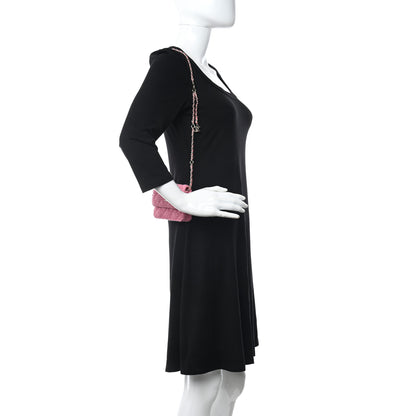 Chanel Tweed Quilted Flap Chain Waist Bag Pink 2 of 13