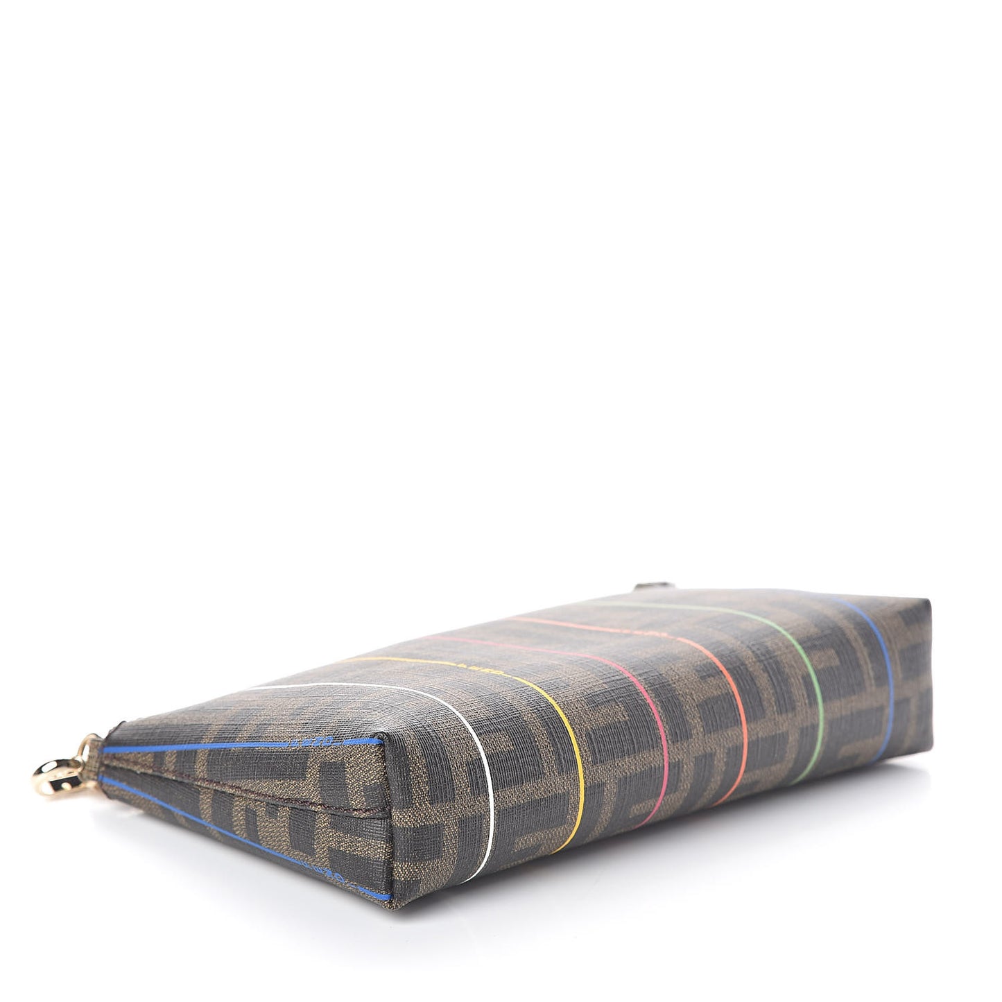 Zucca Spalmati Striped Pochette Tobacco Multicolor