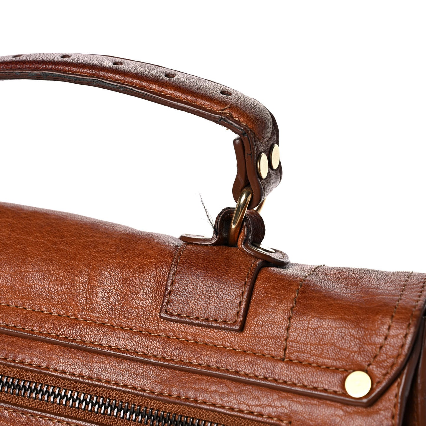 Lambskin Large PS1 Satchel Saddle