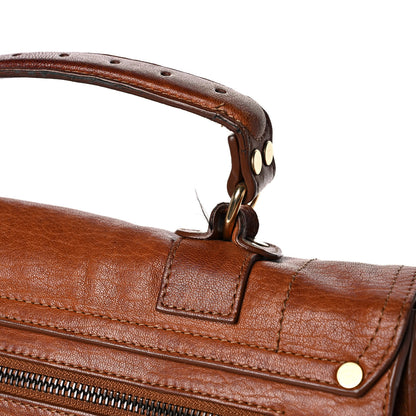 Proenza Schouler Lambskin Large PS1 Satchel Saddle 12 of 13