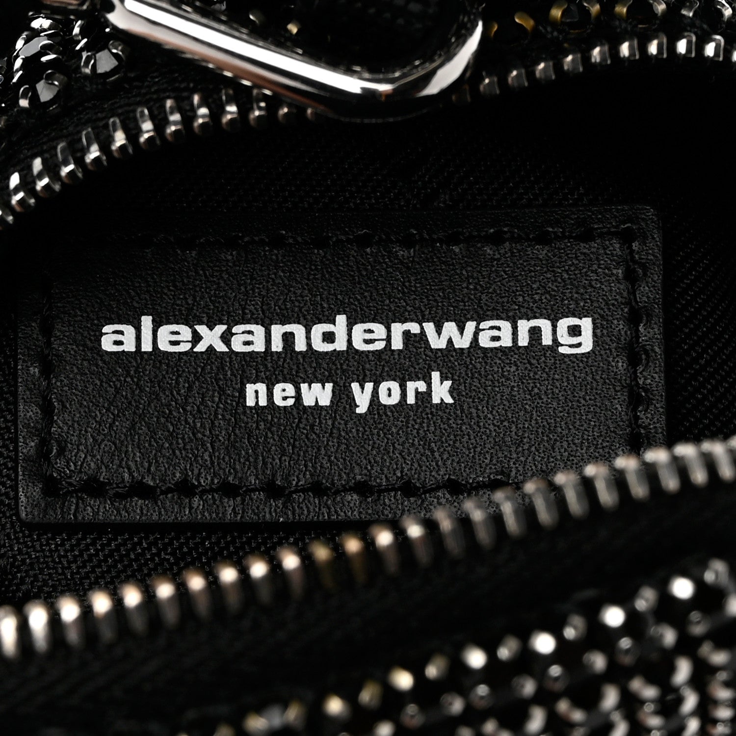 Alexander Wang Crystal Mesh Beiress Wristlet Black 6 of 8