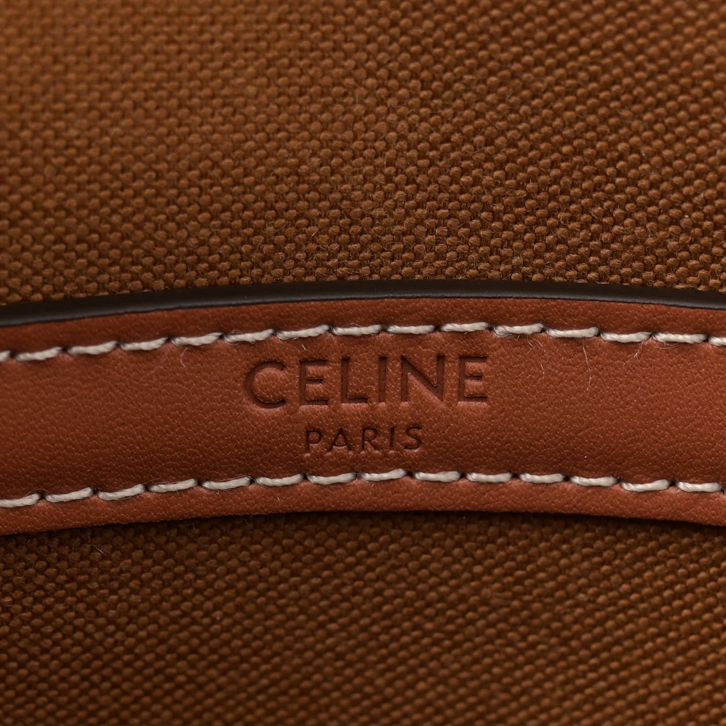 Triomphe Canvas Medium Folco Bag Tan