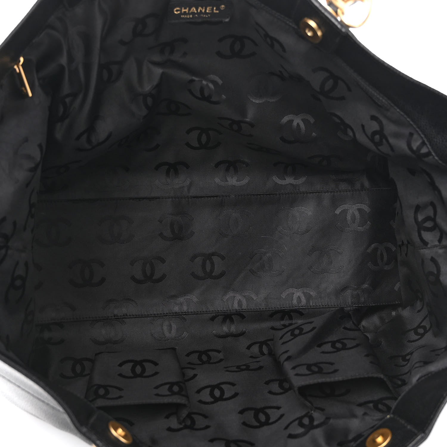 Chanel Caviar Weekender Black 4 of 8