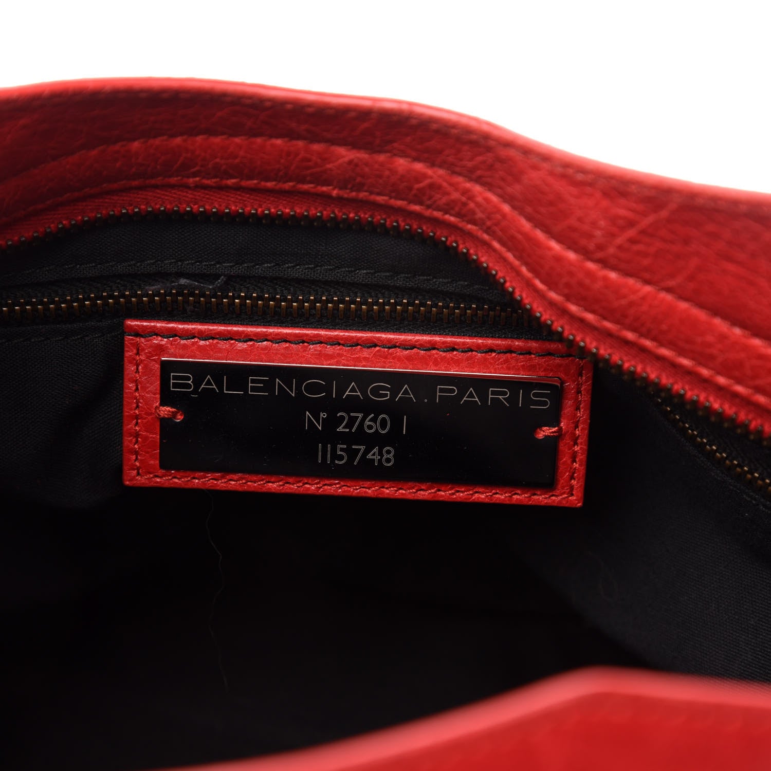 Balenciaga Agneau Classic Hardware City Rouge Cardinal 9 of 13