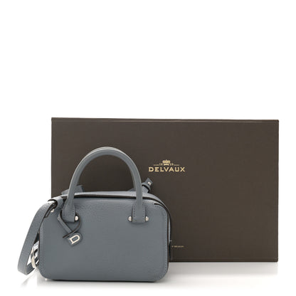 Delvaux Taurillon Soft Nano Cool Box Satchel Pacific 11 of 11