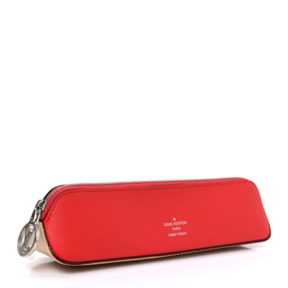 Louis Vuitton Monogram Elizabeth Pencil Pouch Red 3 of 7