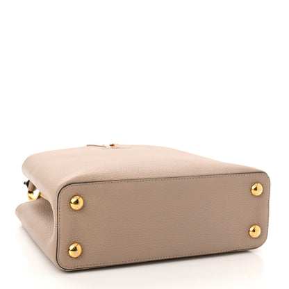 Louis Vuitton Taurillon Capucines BB Galet 3 of 9
