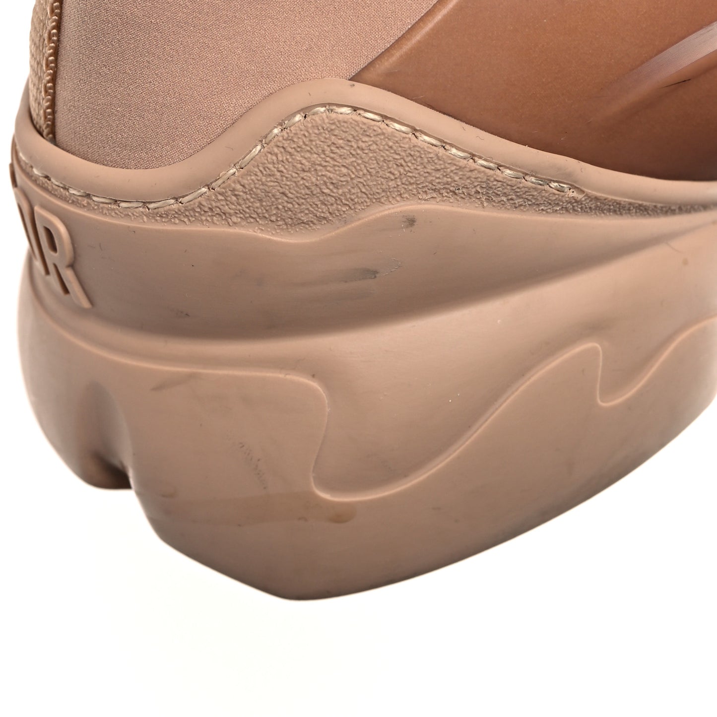 Neoprene Rubber Womens D-Connect Sneakers 37.5 Nude