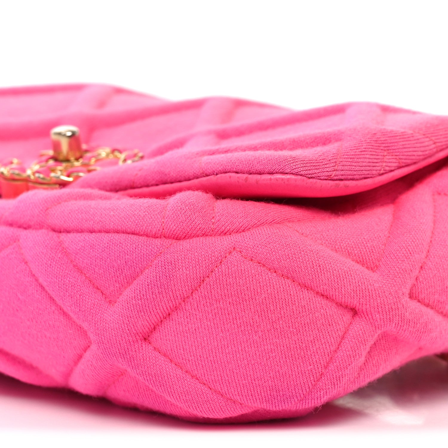 Chanel Jersey Quilted Chanel 19 Waist Bag Pink 9 of 10