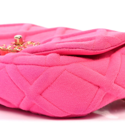Chanel Jersey Quilted Chanel 19 Waist Bag Pink 9 of 10