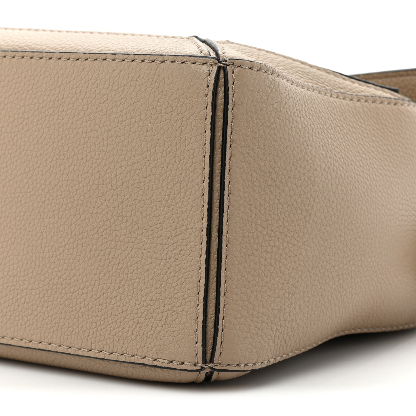 Grained Calfskin Small Puzzle Bag Sand Mink