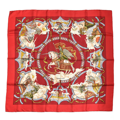 Hermes Silk Cavaliers Des Nuages Scarf 90 1 of 6
