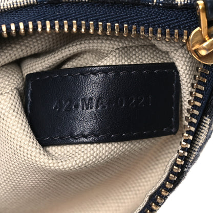 Christian Dior Oblique Zipped Card Holder Blue 7 of 7