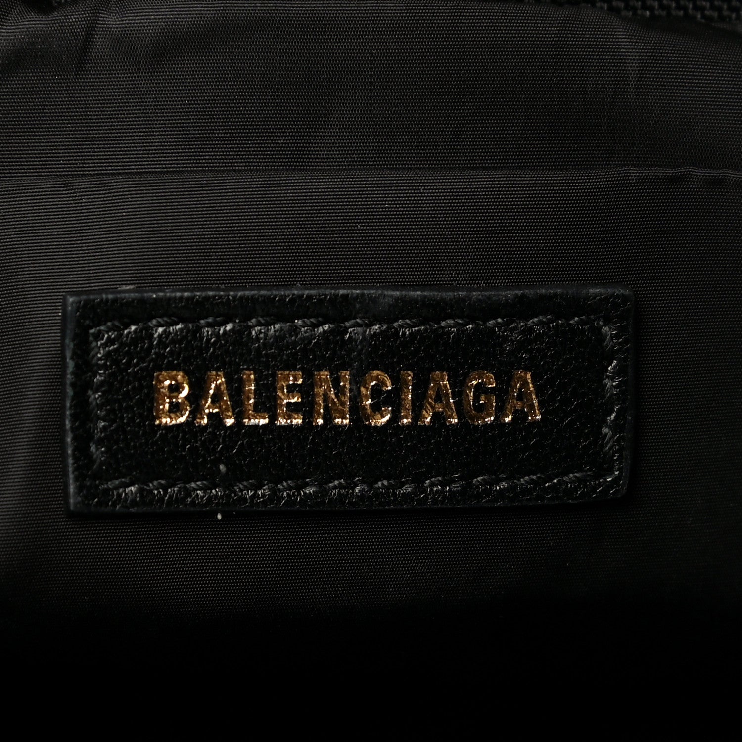 Balenciaga Recycled Sport Nylon Polka Dot Logo Embroidered Wheel Drawstring Bucket Bag XS Black White 6 of 9