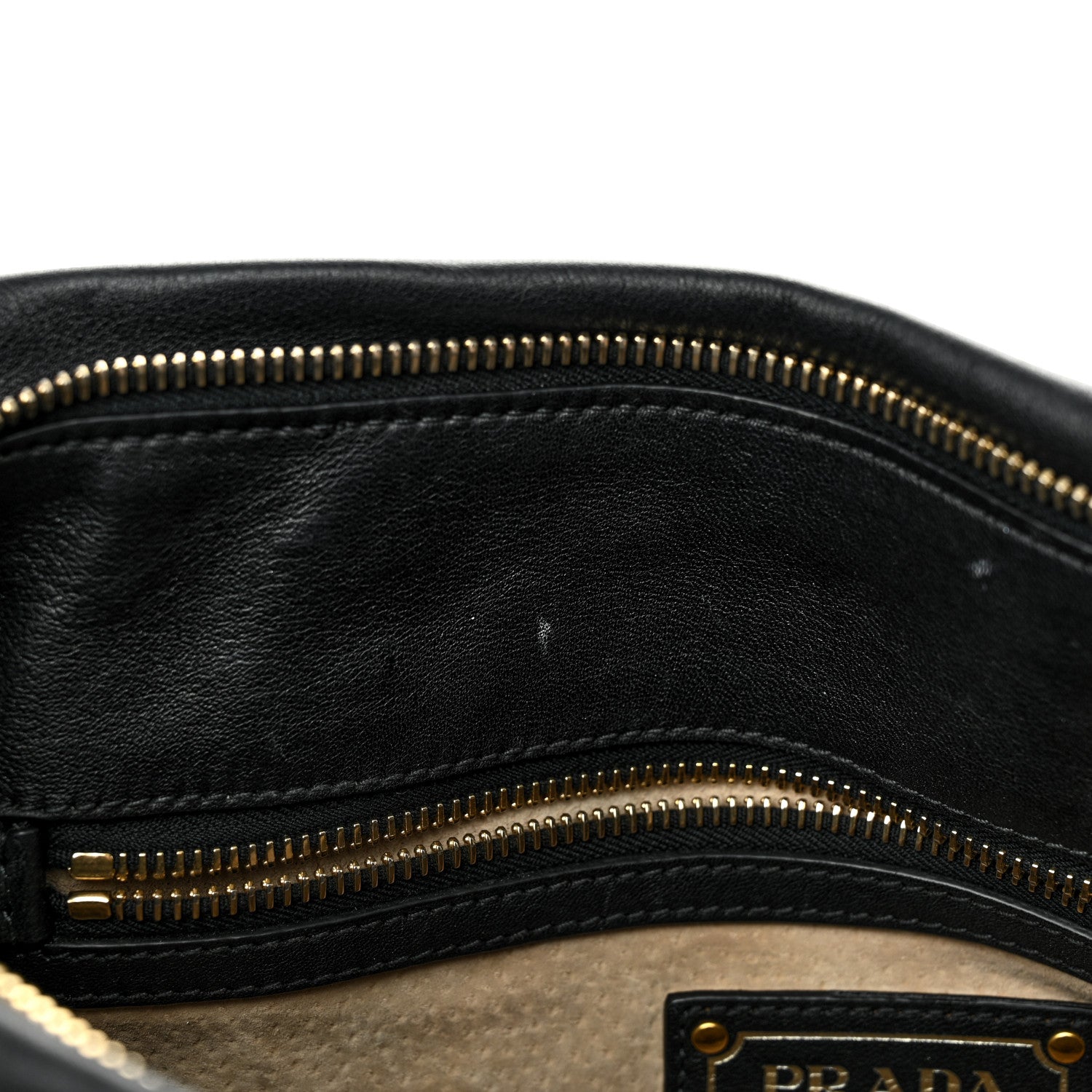 Prada Soft Calf Shopping Satchel Black 14 of 20