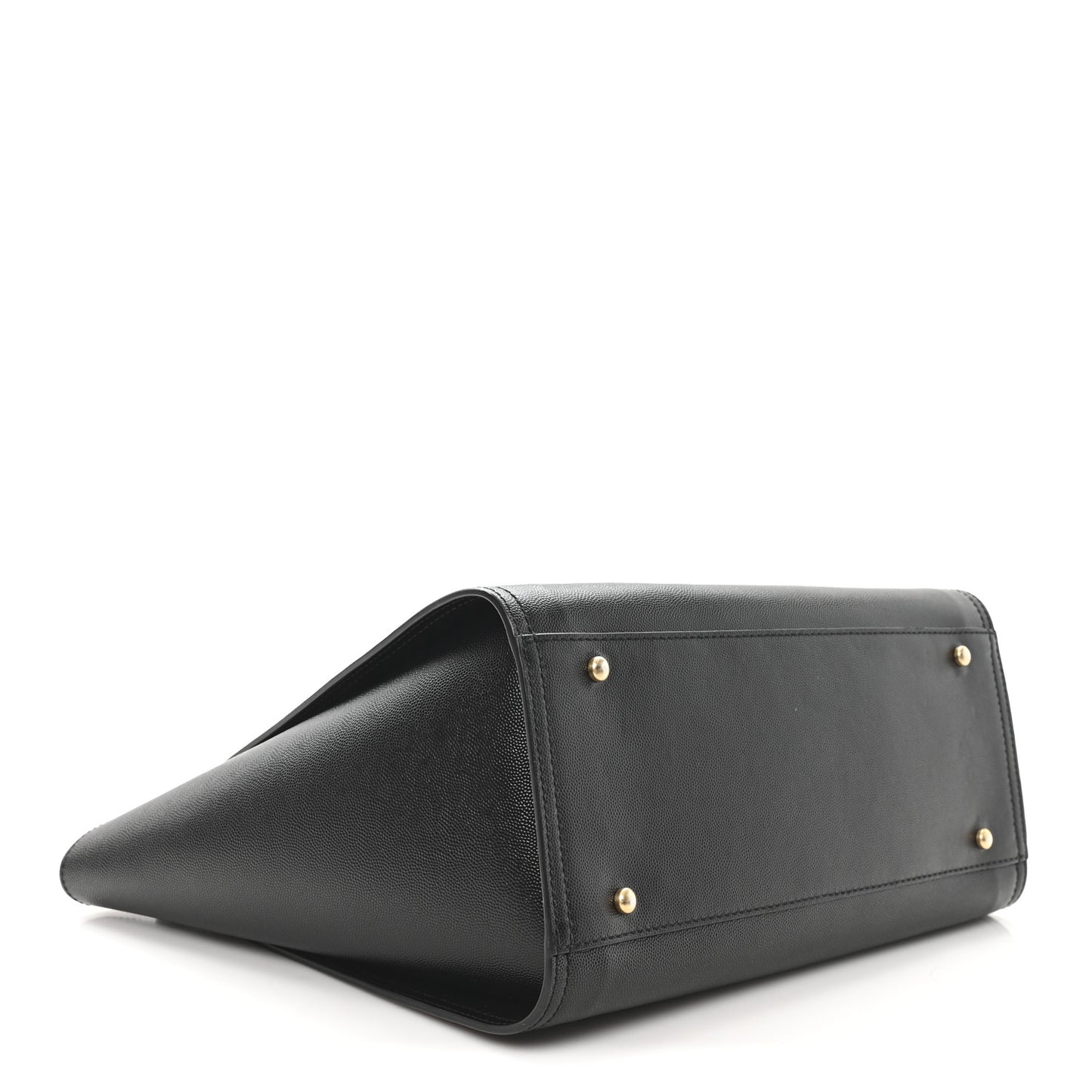 Caviar Small Studded Deauville Tote Black