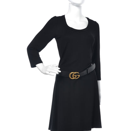 Gucci Calfskin Double G 40mm Belt 95 38 Black 2 of 6