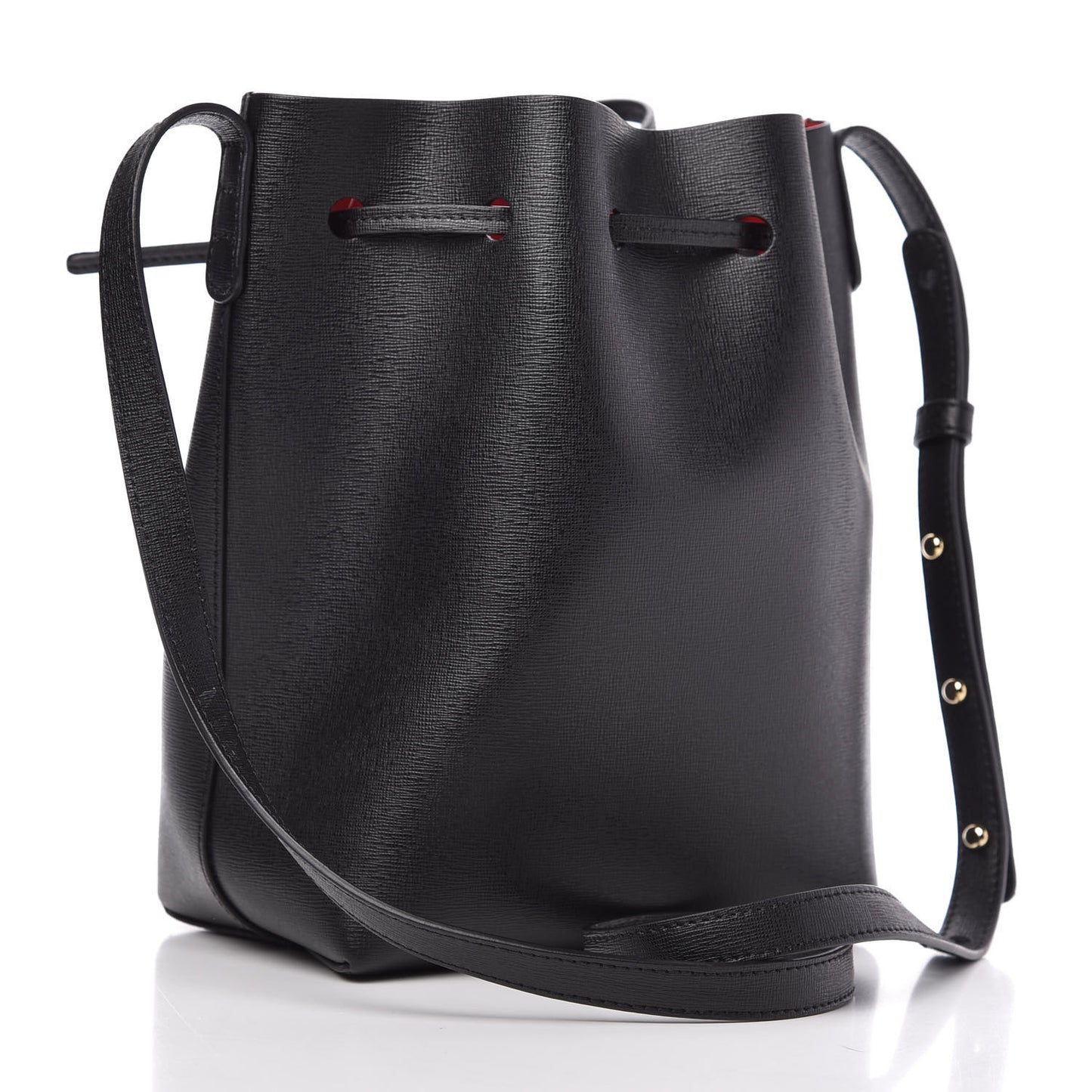 Saffiano Bucket Bag Black Flamma
