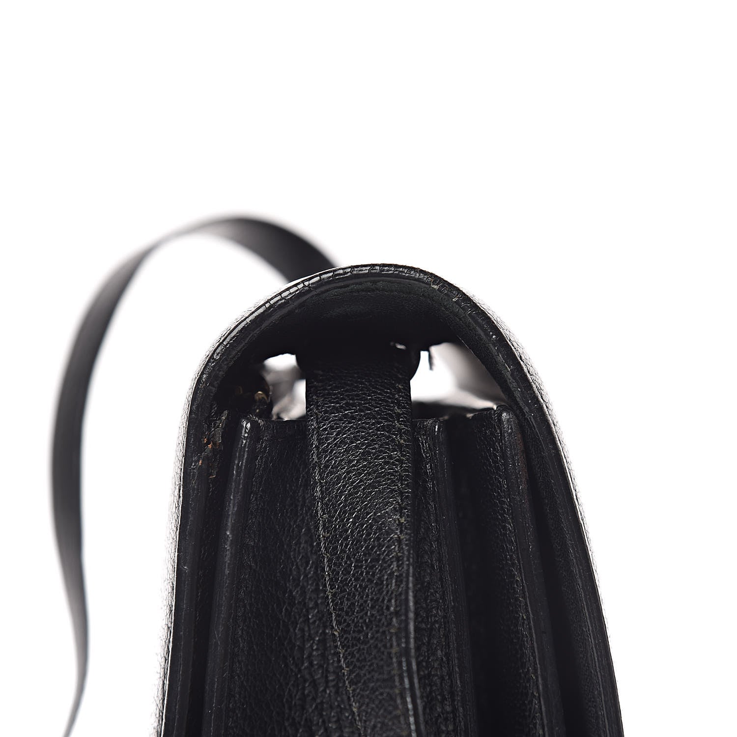 Celine Goatskin Medium Classic Box Flap Bag Black 13 of 17