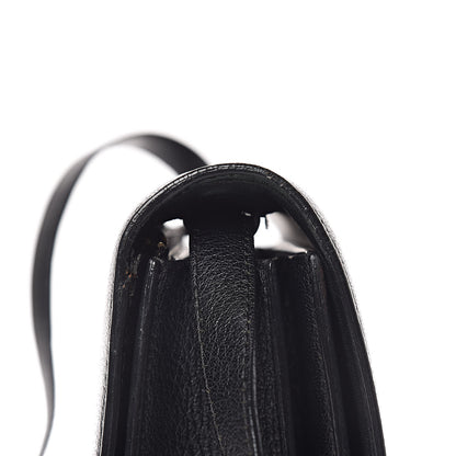 Celine Goatskin Medium Classic Box Flap Bag Black 13 of 17