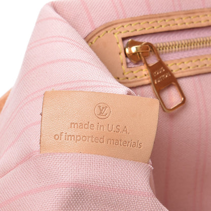Louis Vuitton Damier Azur Delightful PM Rose Ballerine 6 of 9