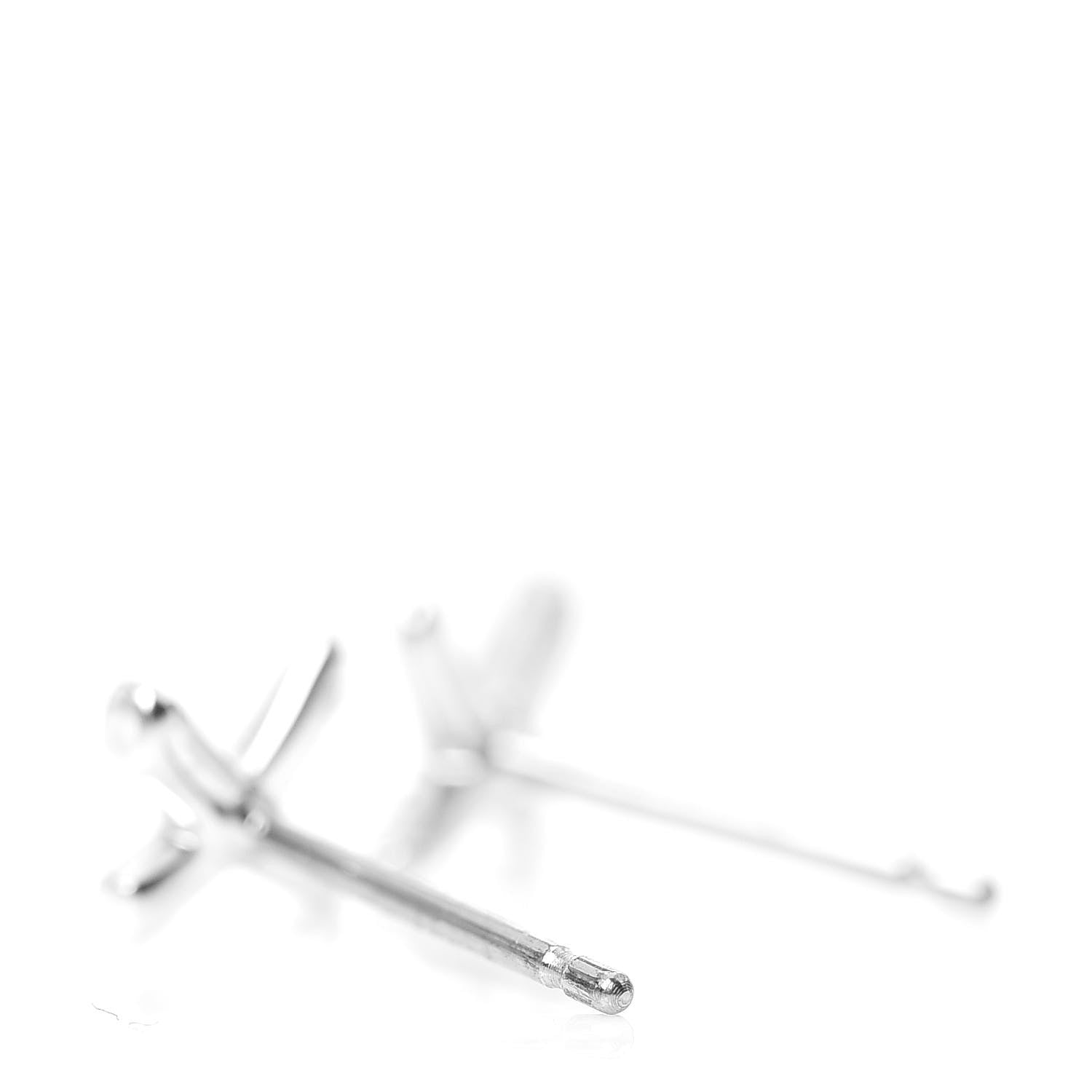 Tiffany Sterling Silver Small Paloma Picasso Graffiti X Stud Earrings 3 of 5