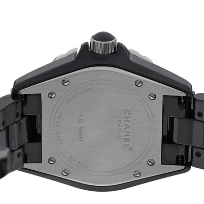 Chanel Stainless Steel Ceramic 38mm J12 Automatic Watch Black 4 of 4