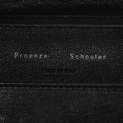 Proenza Schouler Lambskin PS1 Large Chain Wallet Black 6 of 7