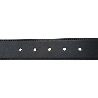 Louis Vuitton Calfskin 35mm Pont Neuf Belt 100 40 Black 3 of 5