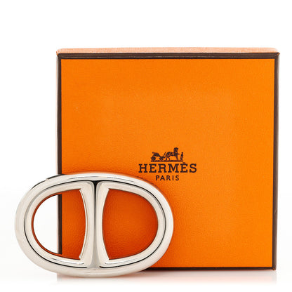 Hermes Palladium Chaine D'Ancre Scarf Ring 4 of 4