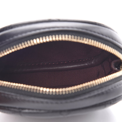 Chanel Lambskin Quilted Zip Around Classic Coin Purse Black 5 of 8