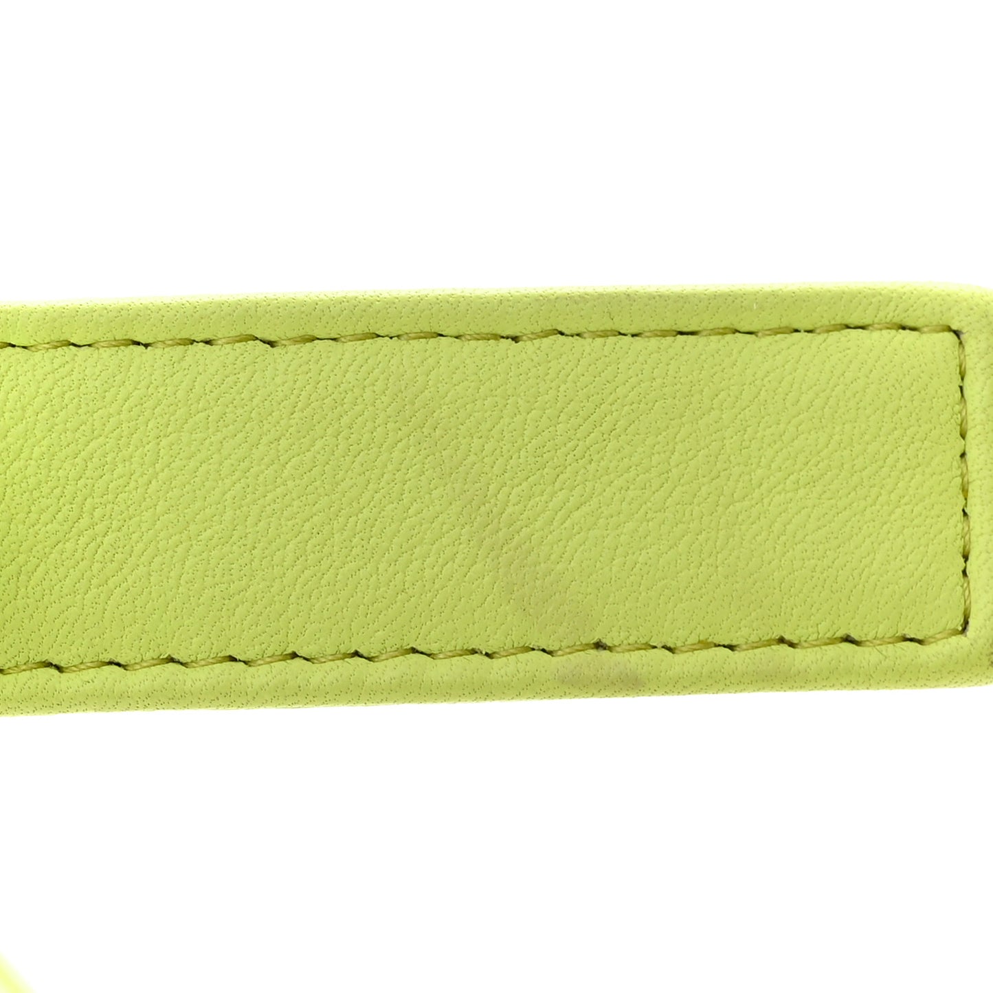Calfskin Quilted North South Boy Flap Light Green