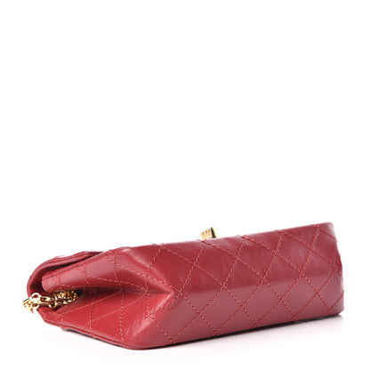 Chanel Aged Calfskin Quilted 2.55 Reissue Mini Flap Red 5 of 12