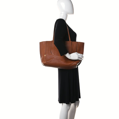 Chloe Calfskin Isa Tote Caramel 2 of 12