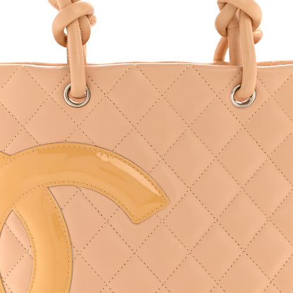 Chanel Calfskin Quilted Medium Cambon Tote Beige 8 of 16