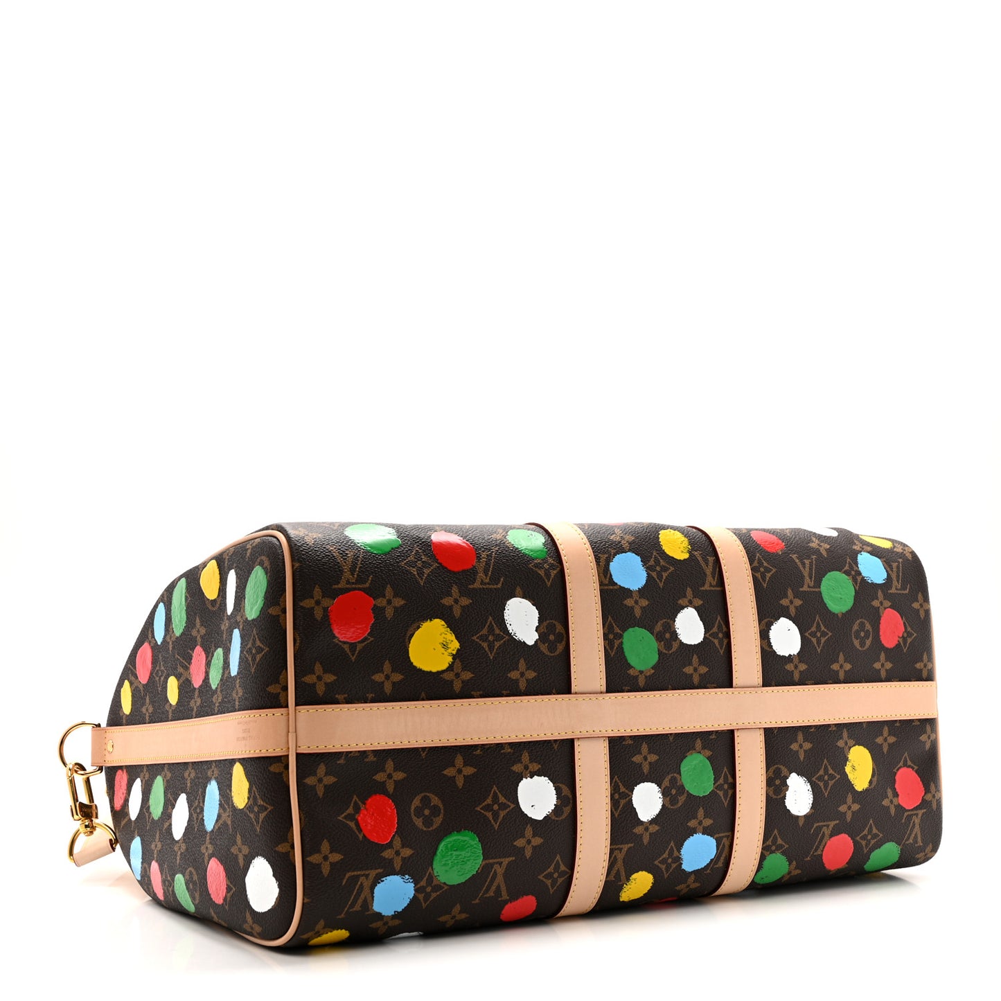 LV X YK Monogram Dots Keepall Bandouliere 45