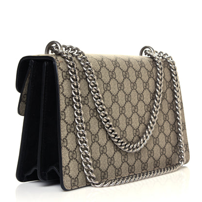 Gucci GG Supreme Monogram Small Dionysus Shoulder Bag Black 3 of 13