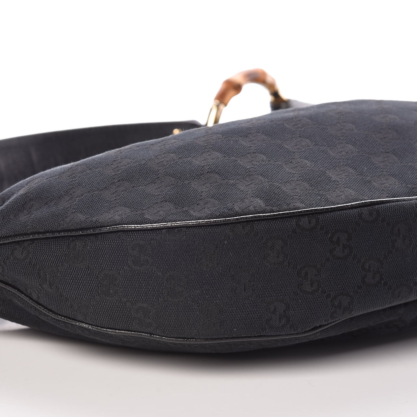 Monogram Bamboo Ring Hobo Black
