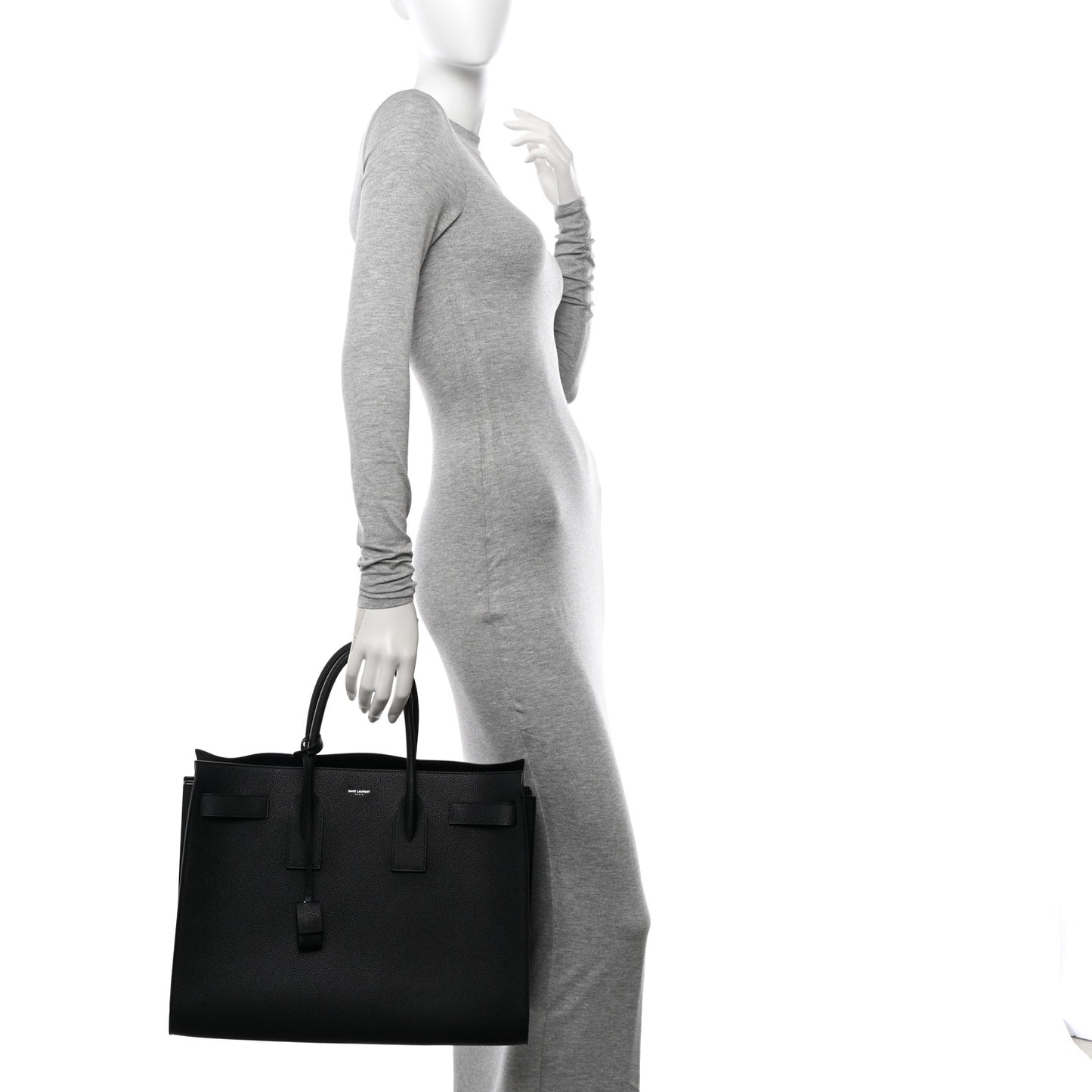 Calfskin Large Sac de Jour Carryall Black