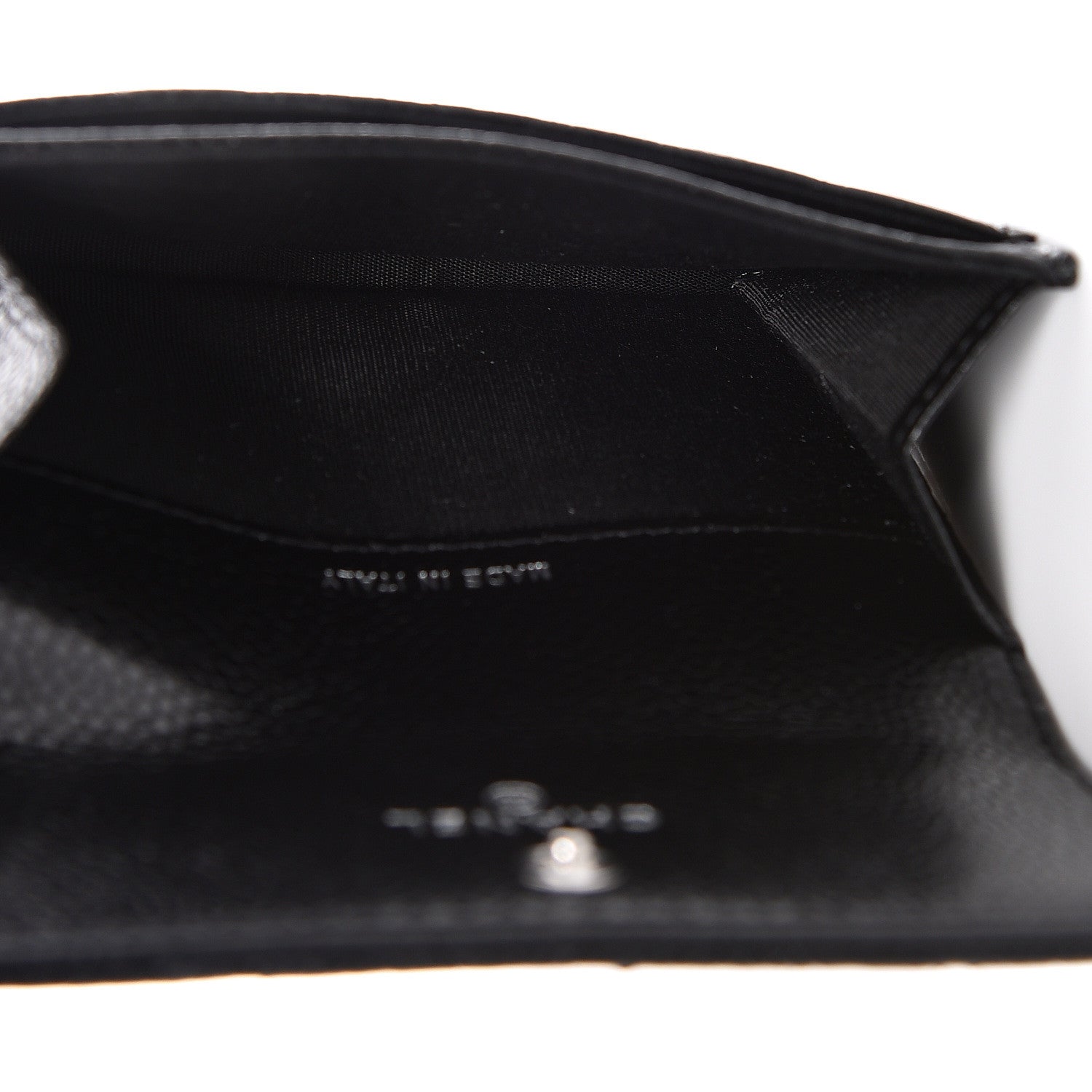 Chanel Caviar Quilted Flap Card Holder So Black 5 of 9