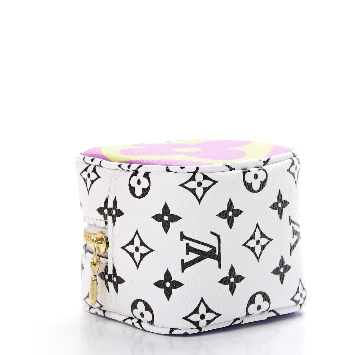 Louis Vuitton Monogram Giant Cube Coin Purse Pink 3 of 7