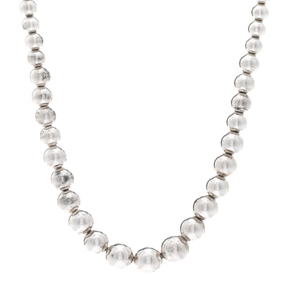 Tiffany Sterling Silver HardWear Graduated Ball Necklace 1 of 4