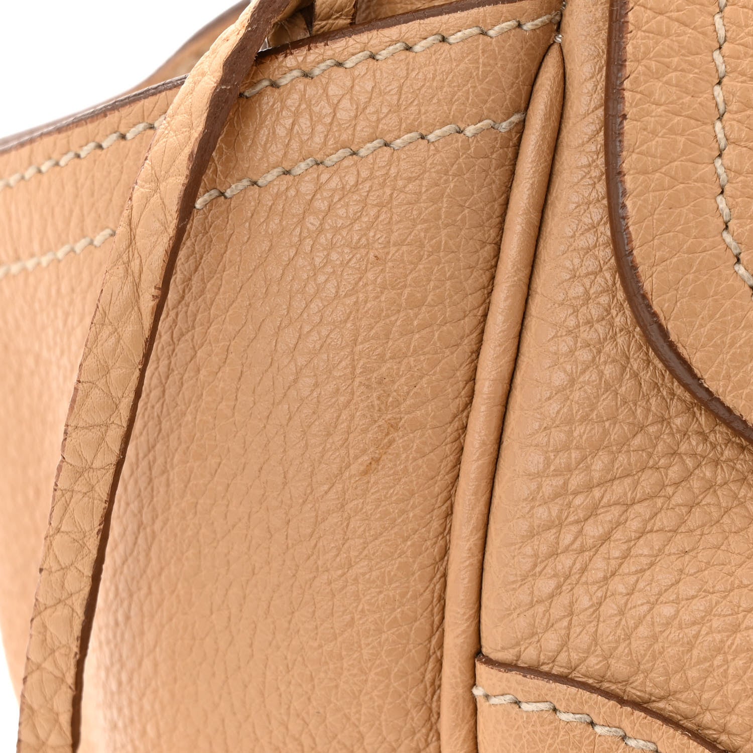 Prada Vitello Daino Flap Shoulder Bag Sughero 12 of 12