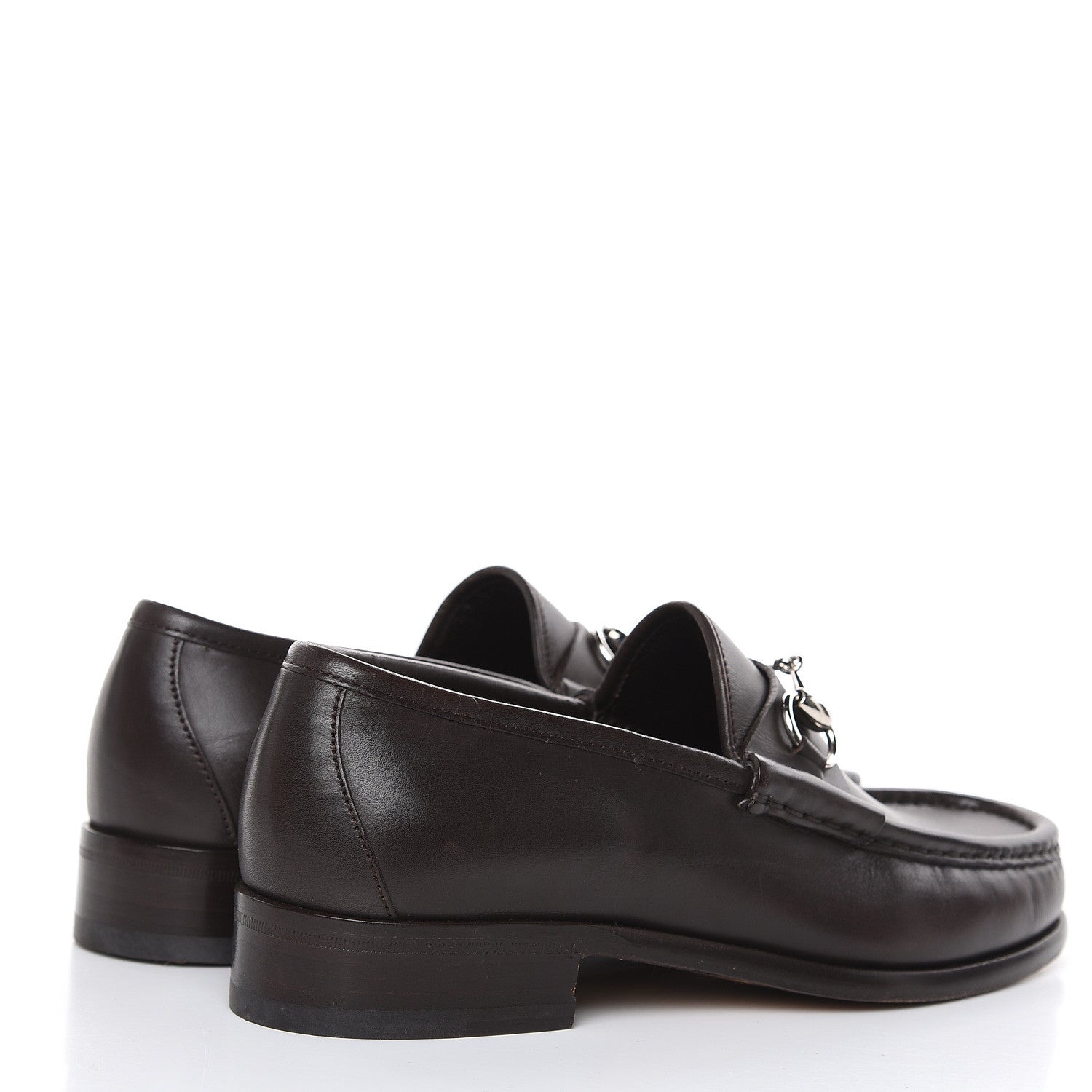 Gucci Calfskin Mens 1953 Horsebit Loafers 6 Marrone 4 of 13