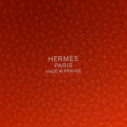 Hermes Taurillon Clemence Picotin Lock 18 PM Feu 6 of 13