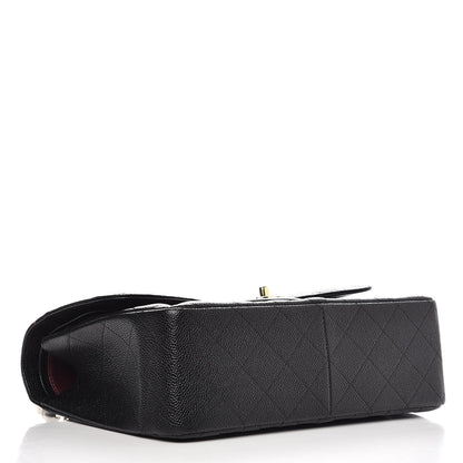 Chanel Caviar Quilted Jumbo Double Flap Black 5 of 8