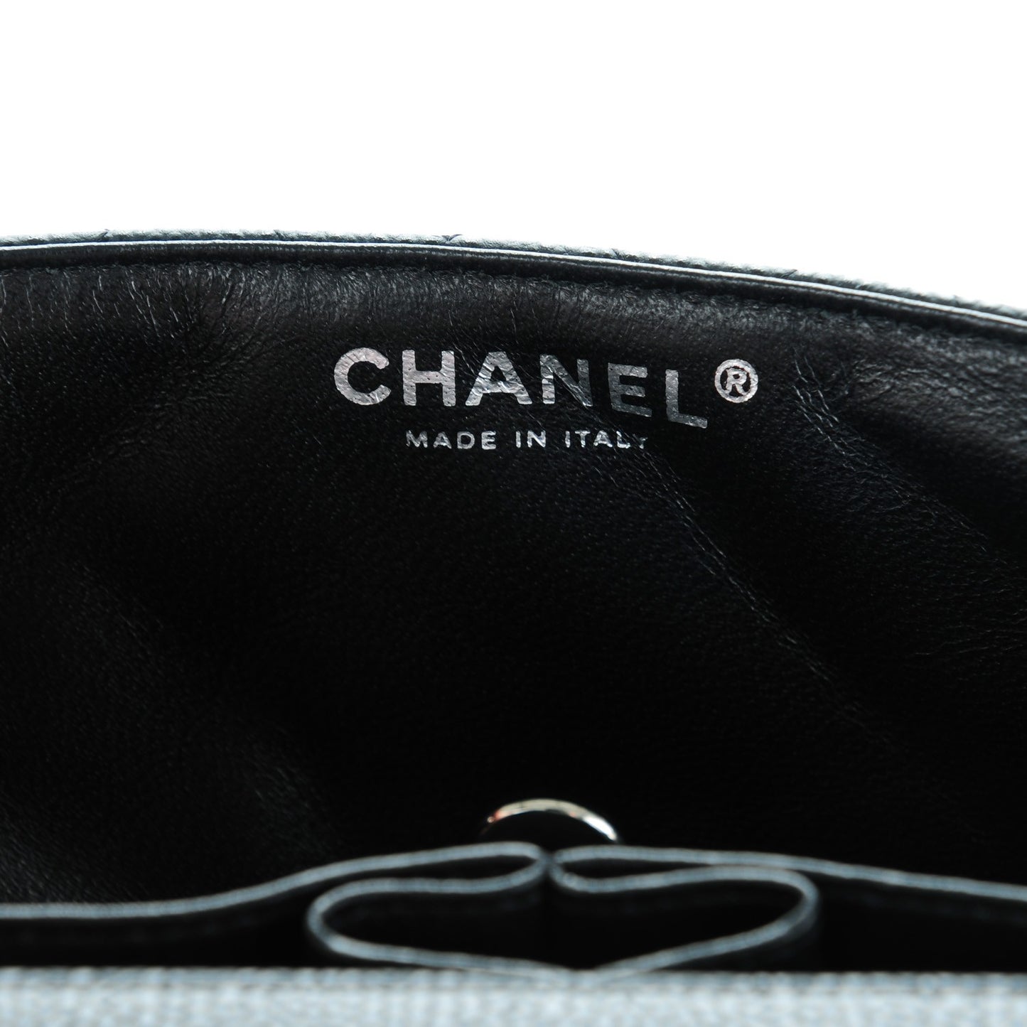 Caviar Quilted East West Flap Black