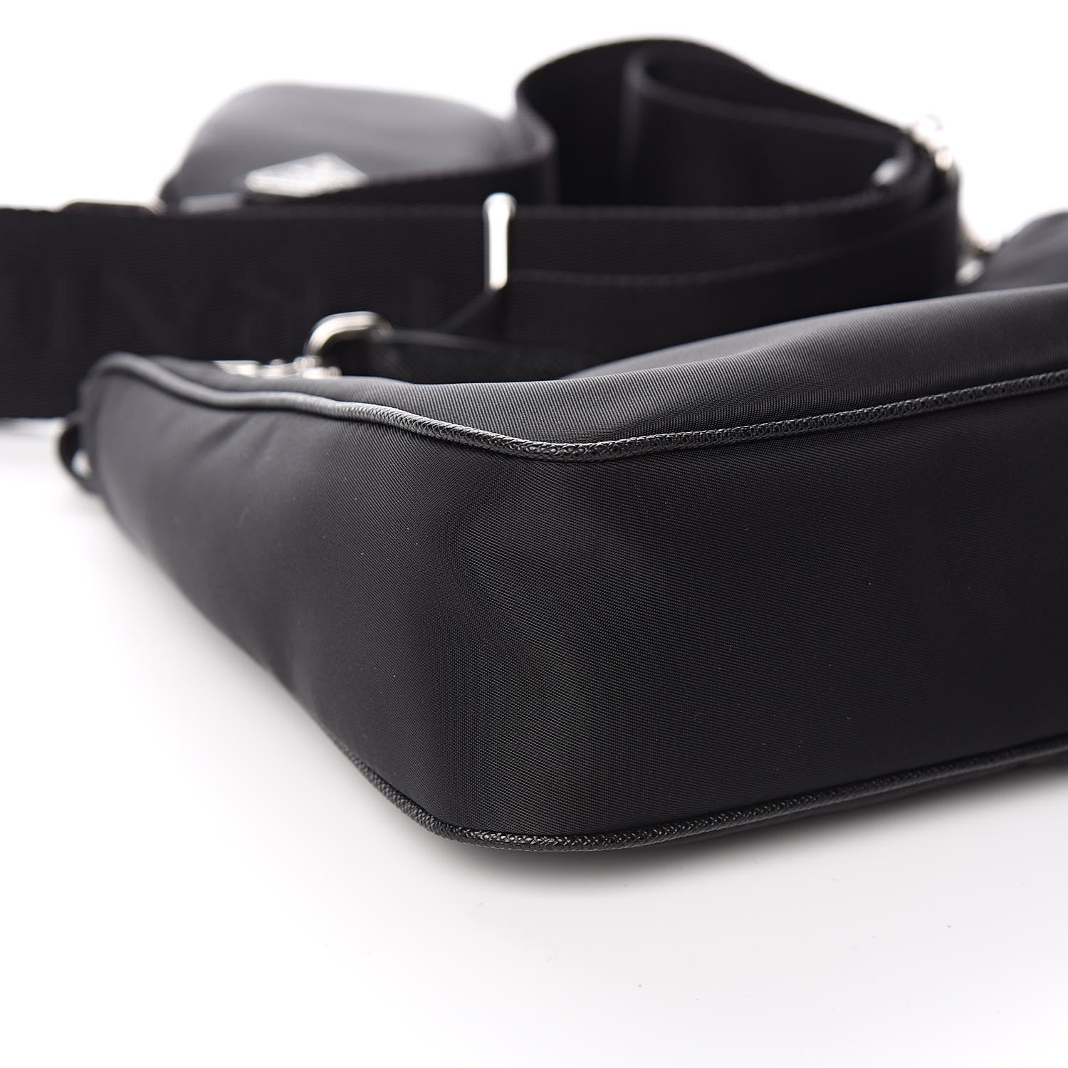 Prada Nylon Re-Edition 2005 Shoulder Bag Black 7 of 10